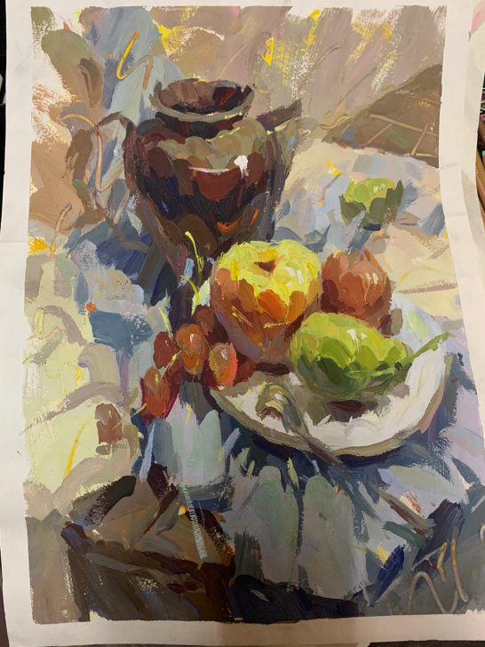 色彩默写，美术色彩作品，欣赏，色彩默写作品...