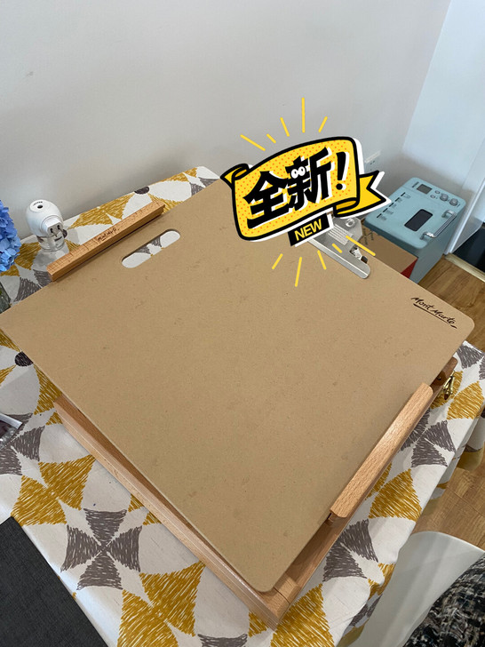 全新榉木画架，去年双十一和大画架购买，最终...