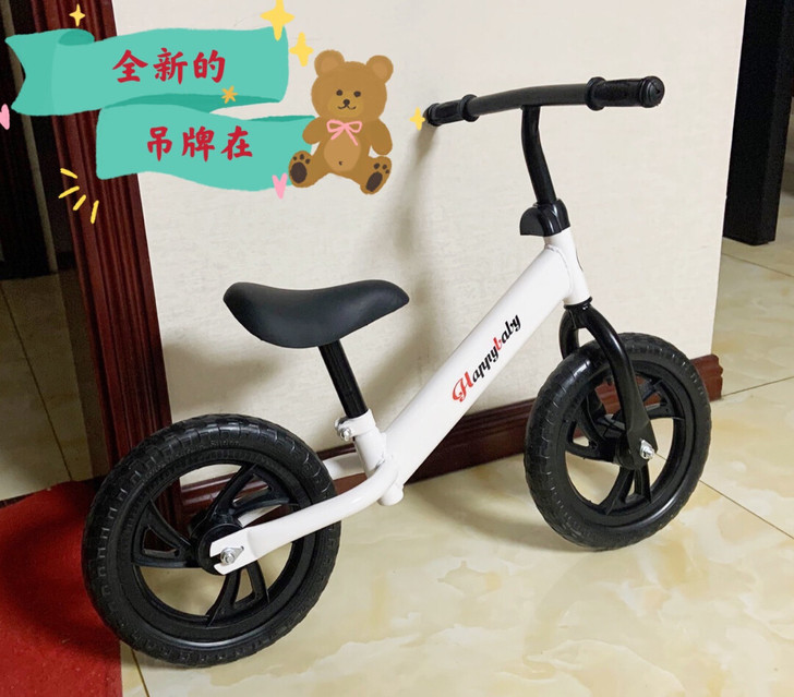 全新 儿童平衡车溜溜车双轮无脚踏包邮