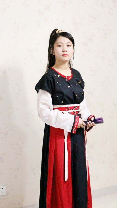 池夏汉服 踏星河 唐褙子四件套