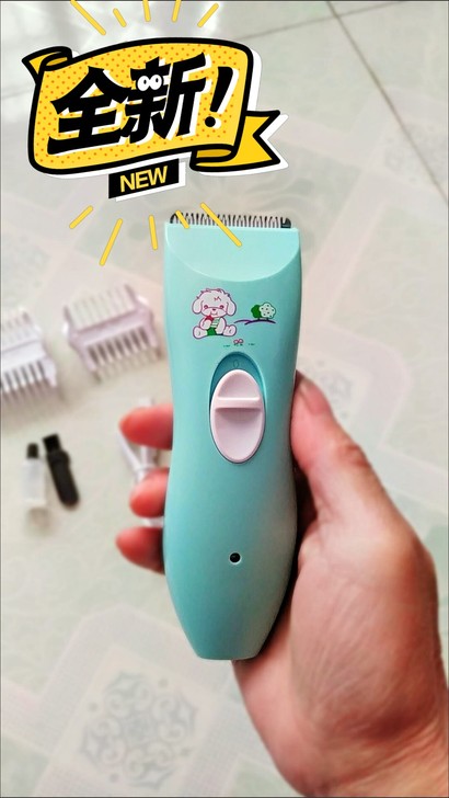 全新婴儿理发器宝宝静音剃头发充电推剪幼儿童...