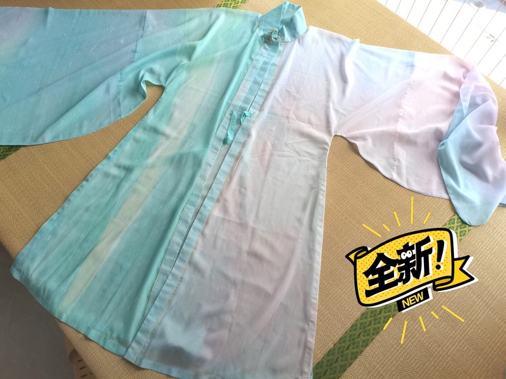 全新立领闺门披明制汉服借十三余花朝记钟灵记...