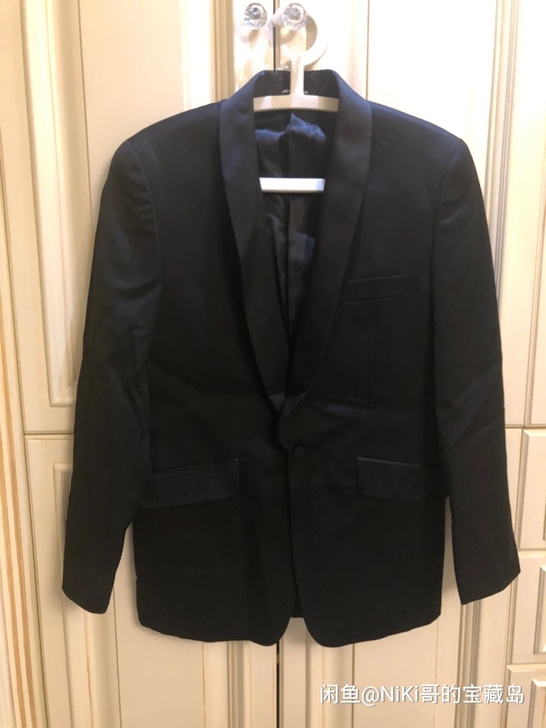 杰克琼斯西服，衣领真丝设计，品质版型绝对O...