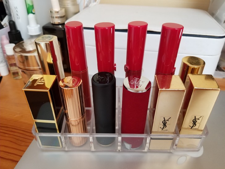 闲置大牌热门色号唇膏口红 纪梵希  ysl...