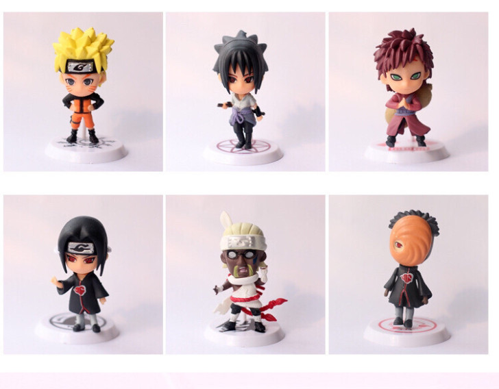 火影忍者人偶火影忍者手办玩偶佐助我爱罗鸣人...