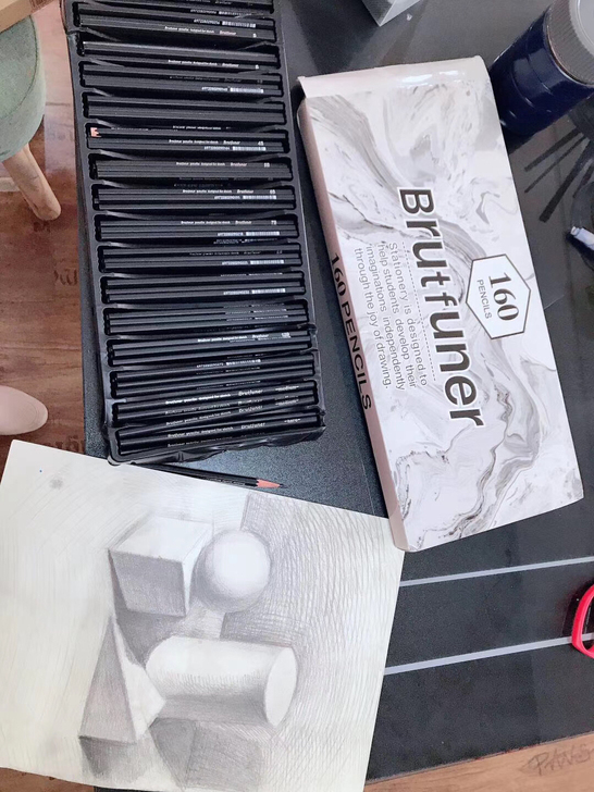 〔160支素描铅笔套装〕本范儿brutfu...