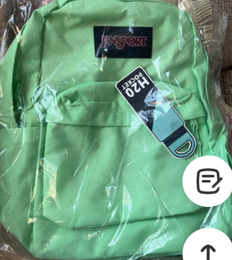 全新薄荷绿Jansport杰斯伯正品双肩背...