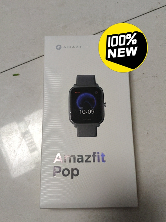 华米Amazfit Pop智能手表黑色！全...