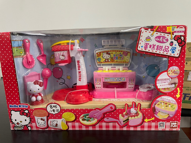 hellokitty 蛋糕甜品屋彩泥模具1...