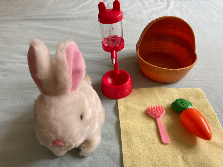 正版韩国玩具拉比兔 电子宠物兔子 小伶玩具