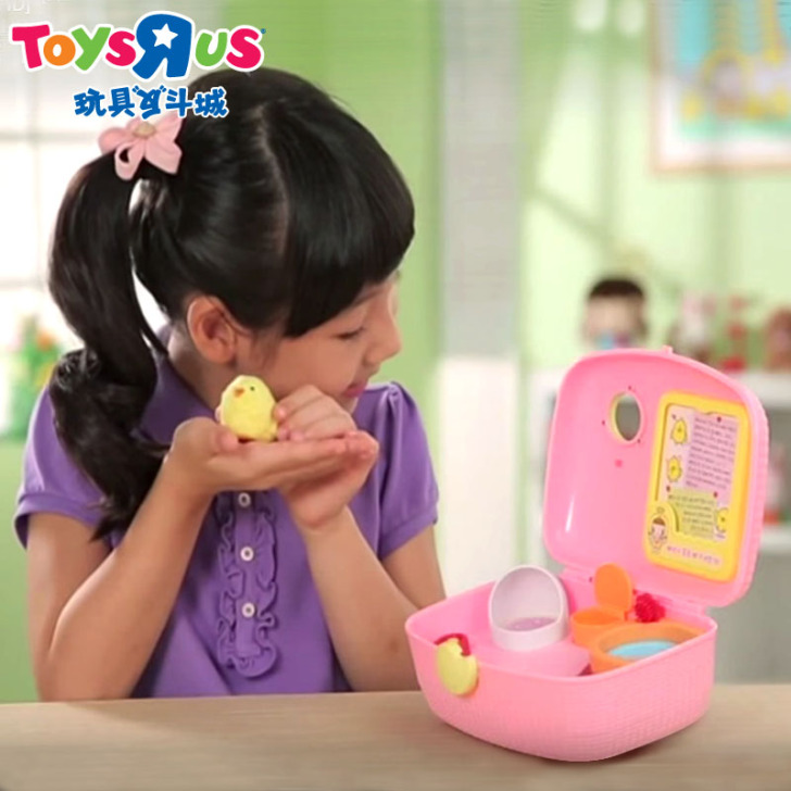 玩具反斗城可爱小鸡养成屋韩国电子宠物过家家...