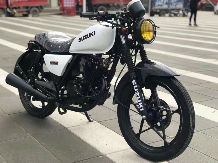 铃木复古街跑125C 摩托车 整车原装 车...