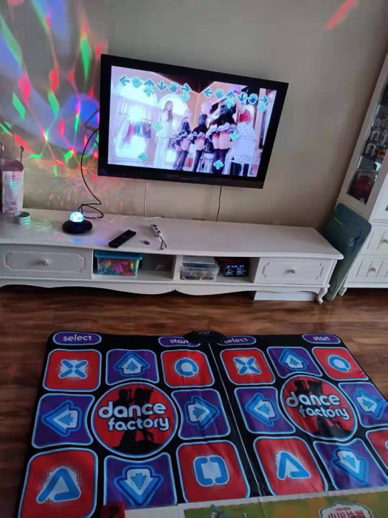 瘦身男女无线双人家用跳舞毯电视电脑两用体感...