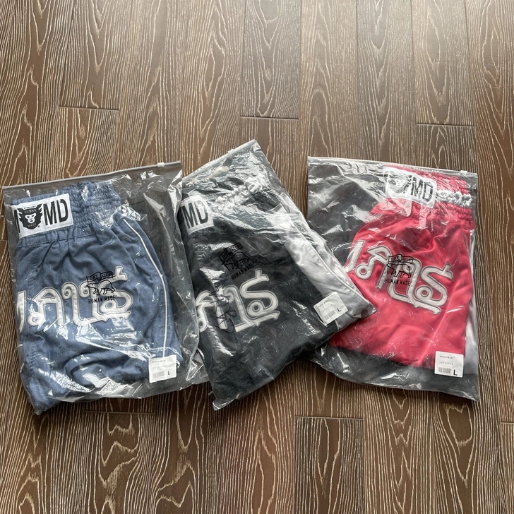 原版自制 Human made 情侣款刺绣...