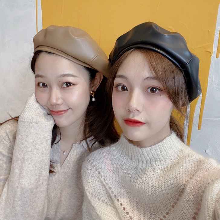 小可另 另晶晶potcoling黑色皮质贝...