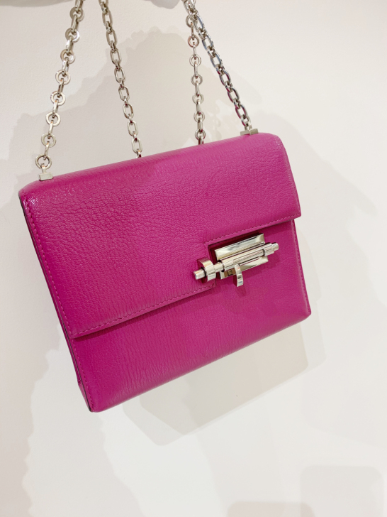 二手正品hermes爱马仕手枪包插销包斜挎包