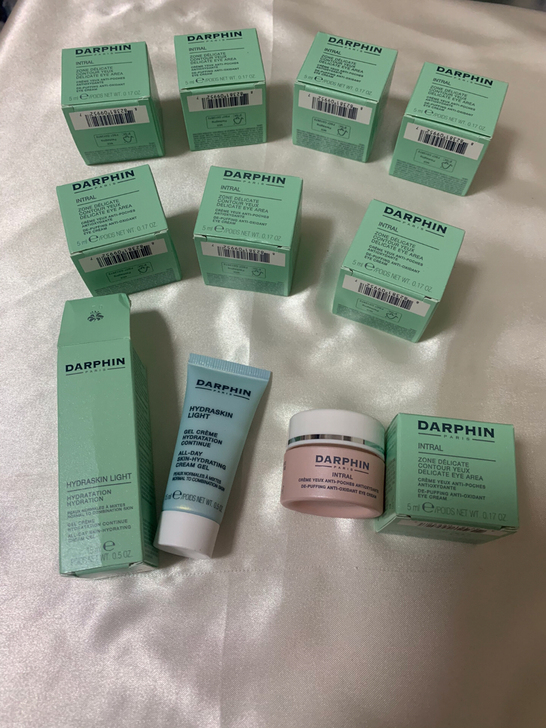 朵梵多效舒缓眼霜水嫩保湿霜小样中样全新