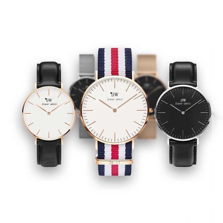 DW手表,男女学生款高档帅气情侣手表,全新