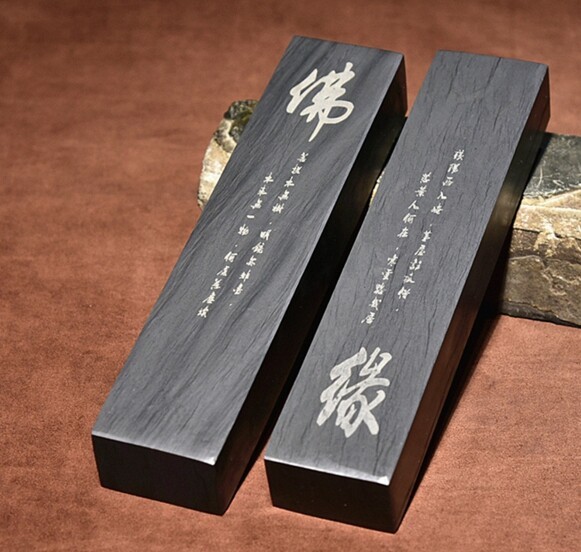 歙砚 镇纸 文房四宝 水波纹 石镇纸 规格...