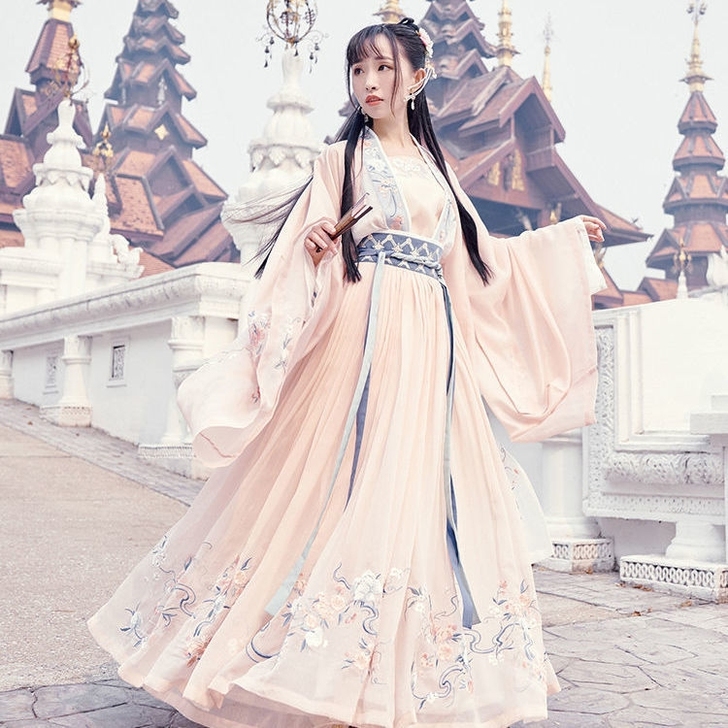 正品，有十三余吊牌，桃夭汉服女夏季仙气中国...