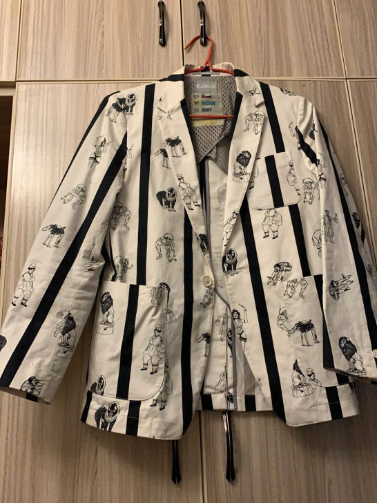 压箱底全新卡宾正品休闲西装北京广场专柜购入...
