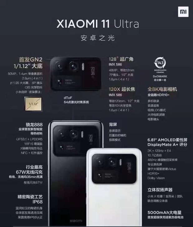 小米11Ultra 全新未激活 哈市自提