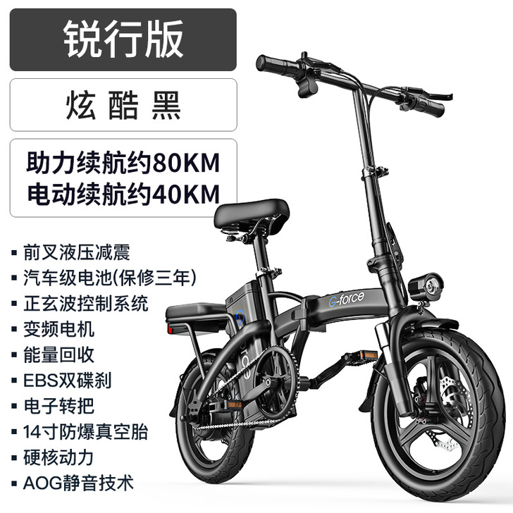 美国G-force 折叠电动自行车锂电池代...
