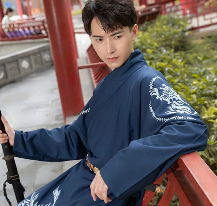 【重回汉唐】汉服，虎云麒，直裰，圆领袍，曳...