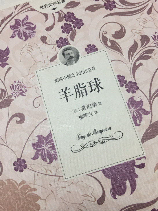 莫迫桑短篇小说《羊脂球》，语言幽默有趣