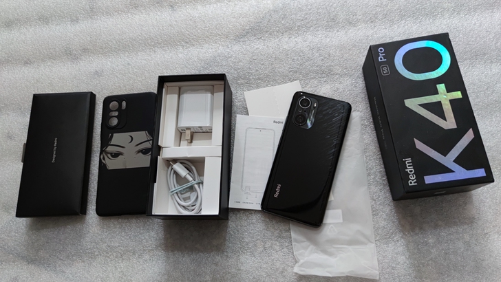 红米k40Pro墨羽6+128全网通5G手机