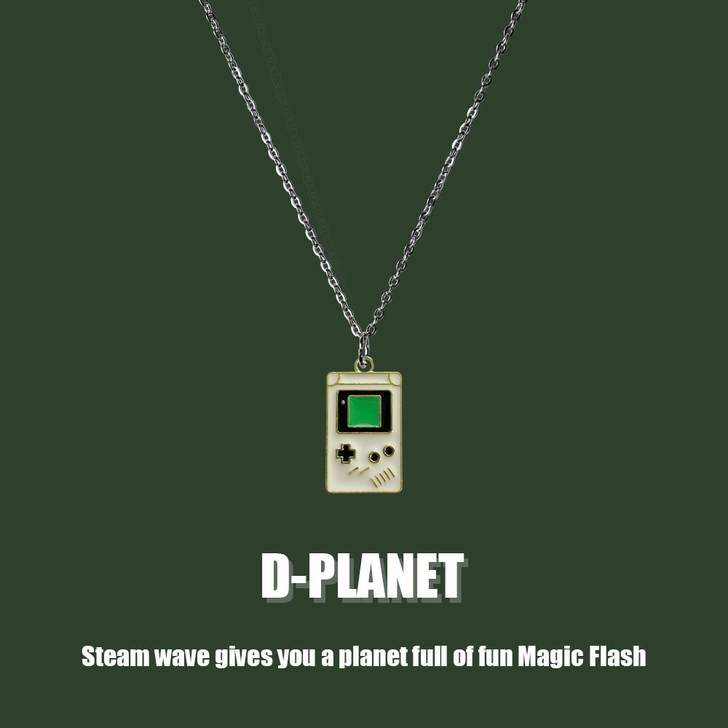 DPLANET 游戏机项链ins复古童趣9...