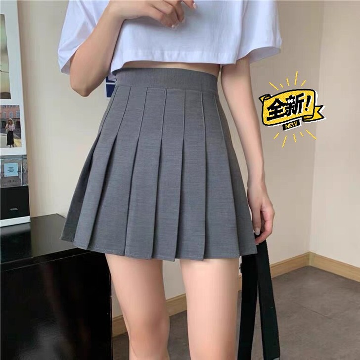 夏季短裙女百搭休闲裙百褶裙夏女神修身裙裙子...