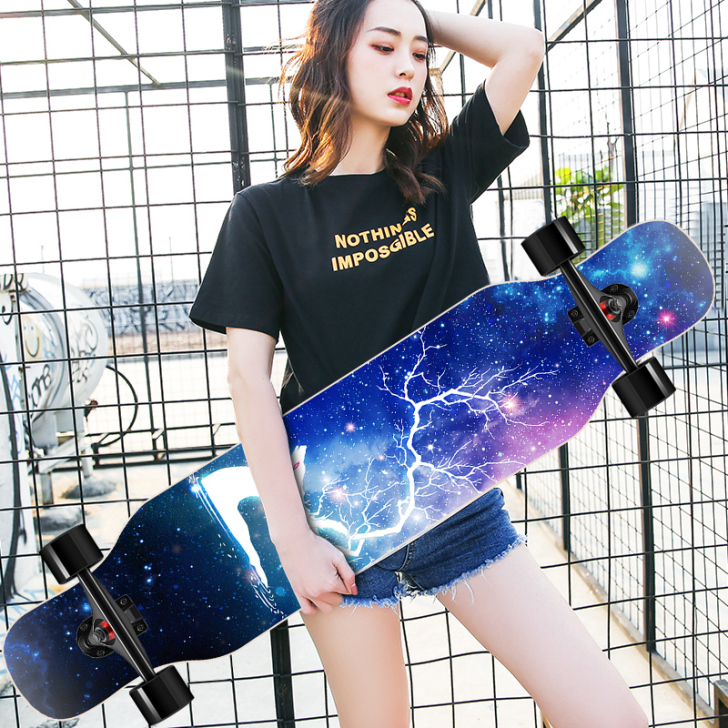 【双11狂欢价】专业初学者滑板长板成人男生...