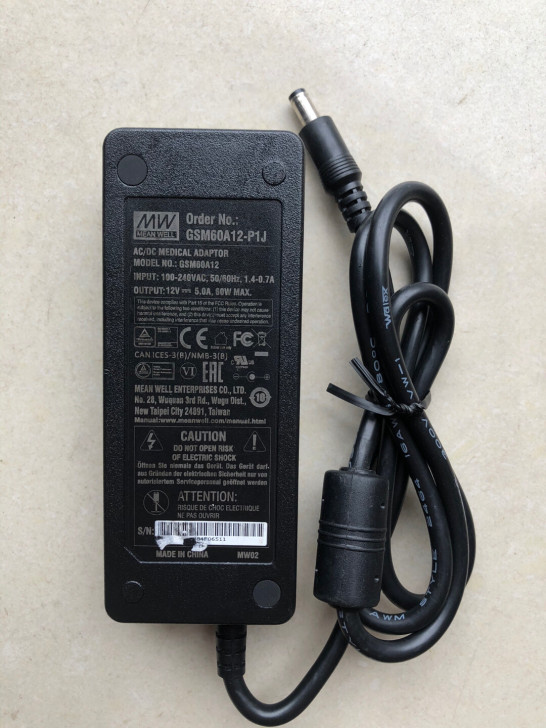 明纬 12V5A 电源适配器 60W