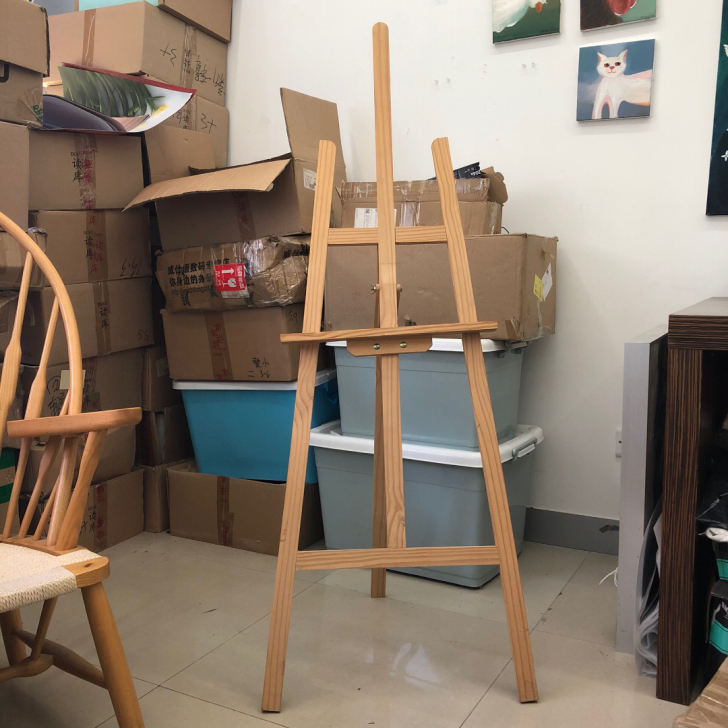 1.5米支架式木质画架 深圳同城自取