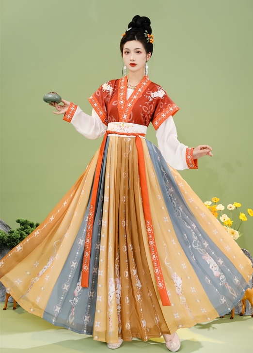 （出出出，换换换）玉术原创汉服女兔儿神唐制...