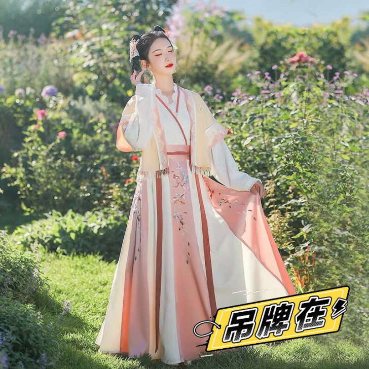 汉尚华莲花木金银春夏汉服,全套不单卖,喜欢...