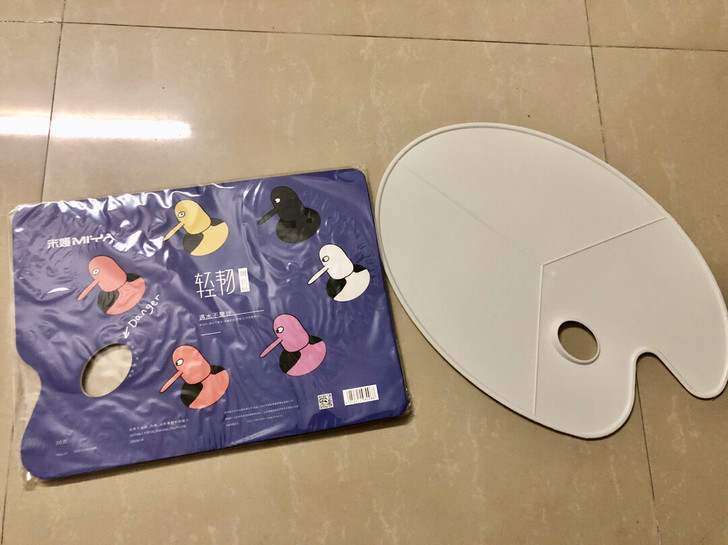 全新！调色两件套！米娅调色纸+大号调色盘