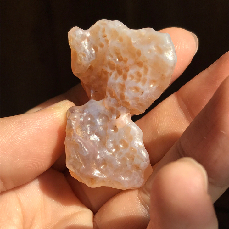 银根玛瑙 沙漠漆 象形石 人物 天然孔 挂...