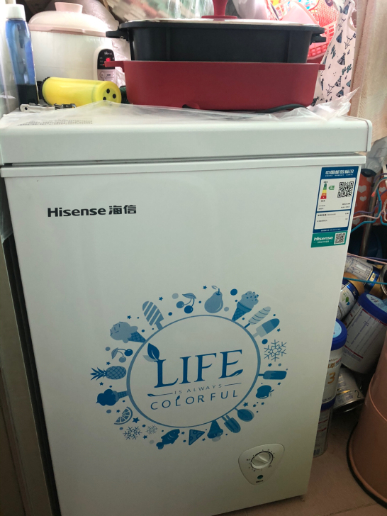 海信冰箱冰柜，98新，很新哈！用了不到一年...