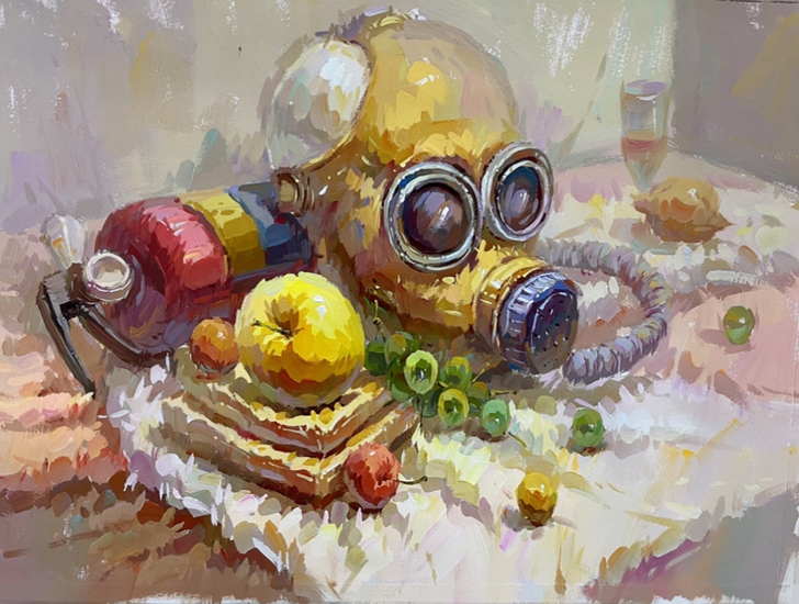 色彩 水粉画成品作品 精品画 色彩 水粉画...