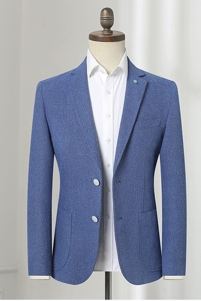 品牌西服简约修身平驳领休闲西服 2021秋...