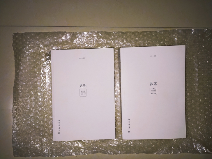 《光明与磊落》正版书籍-韩寒创作手稿，珍藏...