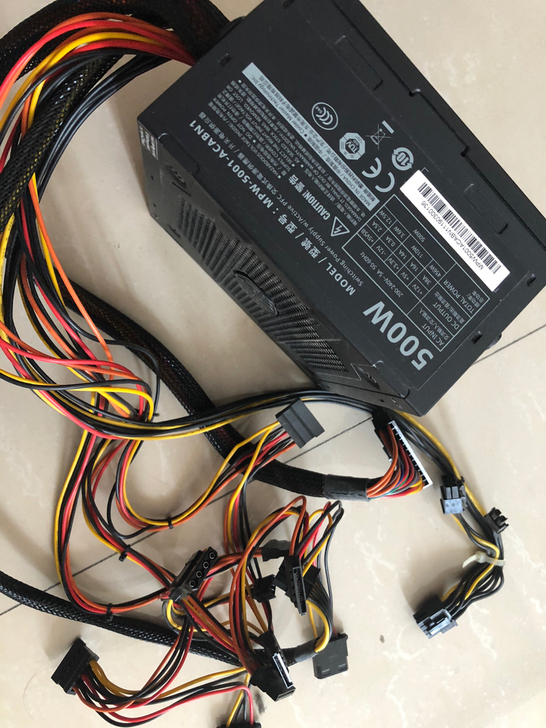 酷冷战剑500w电源 测试无问题 顺丰包邮...