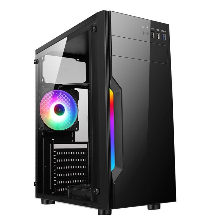 全新机箱特价包邮 大侧透支持ATX主板 游...