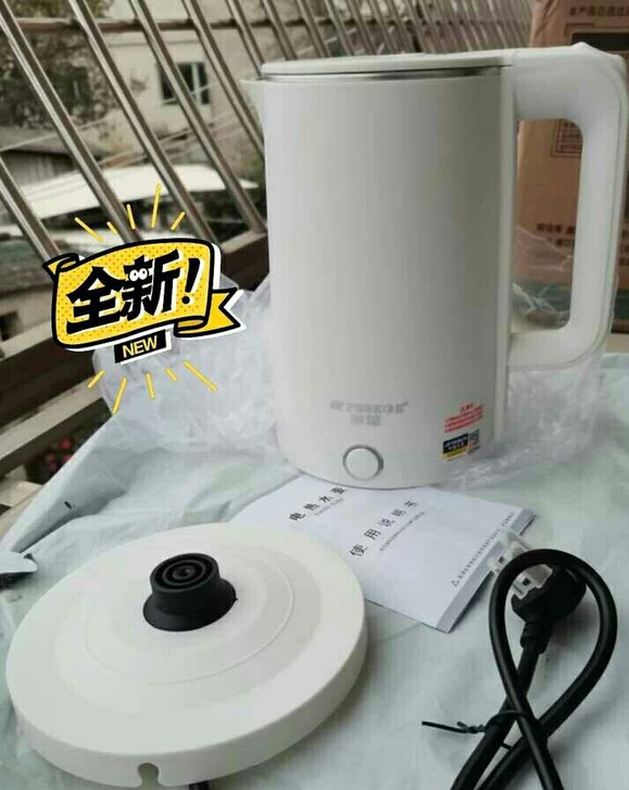 全新热水壶快烧壶自动断电烧水壶家用大容量电...