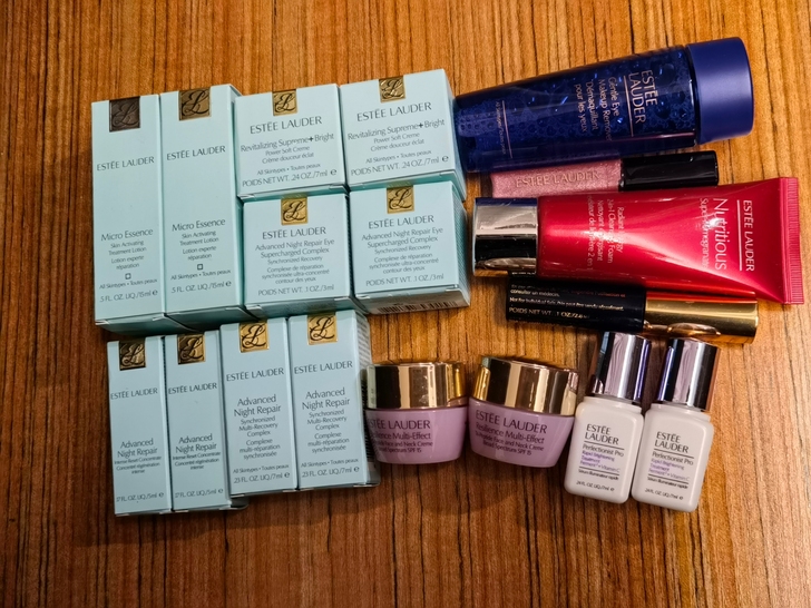 【小样】雅诗兰黛海淘中小样小棕瓶眼霜面霜智...