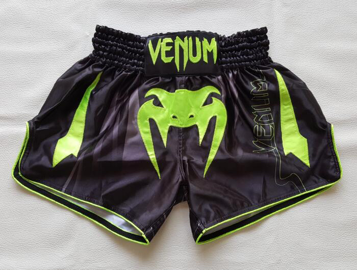 venum毒液尖头绿泰拳搏击格斗裤毒液散打...
