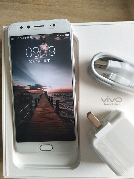 vivo x9 女生自用手机 金色 成色如...