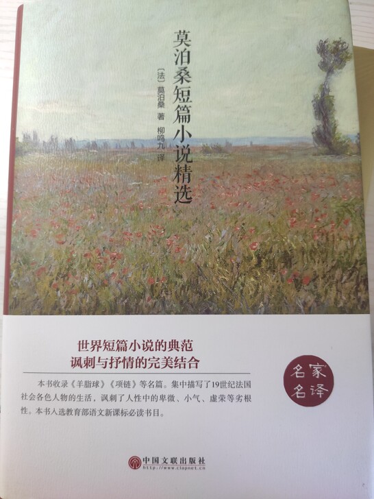 九成新 就拆了封皮 莫泊桑小说